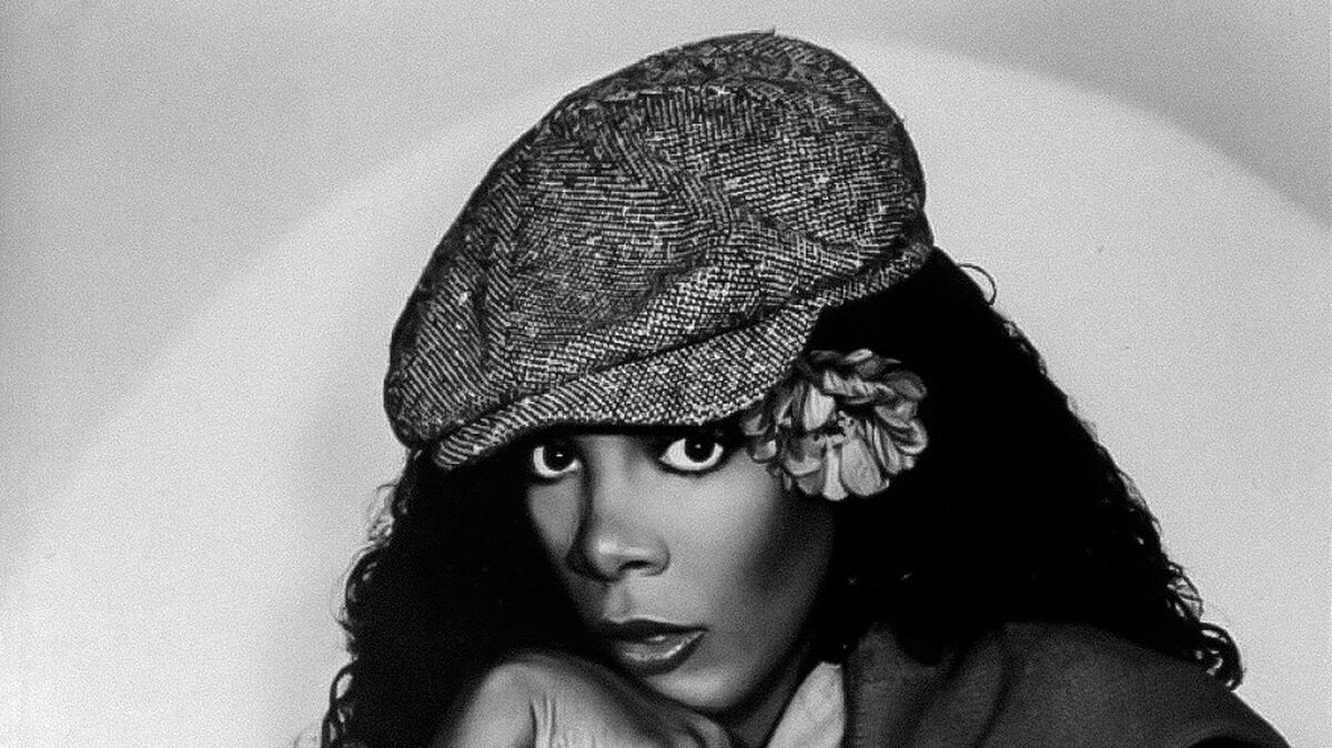 Donna Summer in an October 1980 publicity portrait, two years after Last Dance won her first Grammy and an Academy Award
