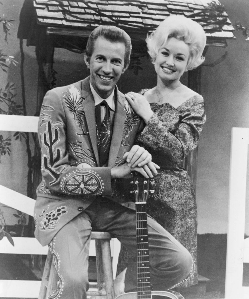 Porter Wagoner and Dolly Parton in a 1969 publicity photo, five years before she recorded I Will Always Love You as her farewell to his show