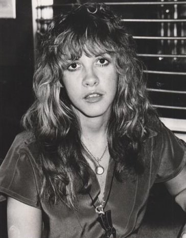 Stevie Nicks in a 1977 promotional photograph, the singer who wrote and performed Rhiannon with Fleetwood Mac